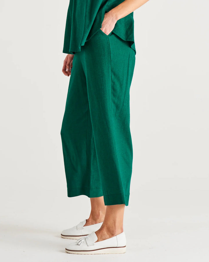 Betty Basics | Parker Pant - Hunter Green | Shut the Front Door