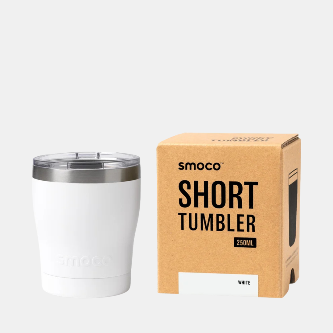 Smoco | Smoco Short Tumbler 2.0 - White | Shut the Front Door