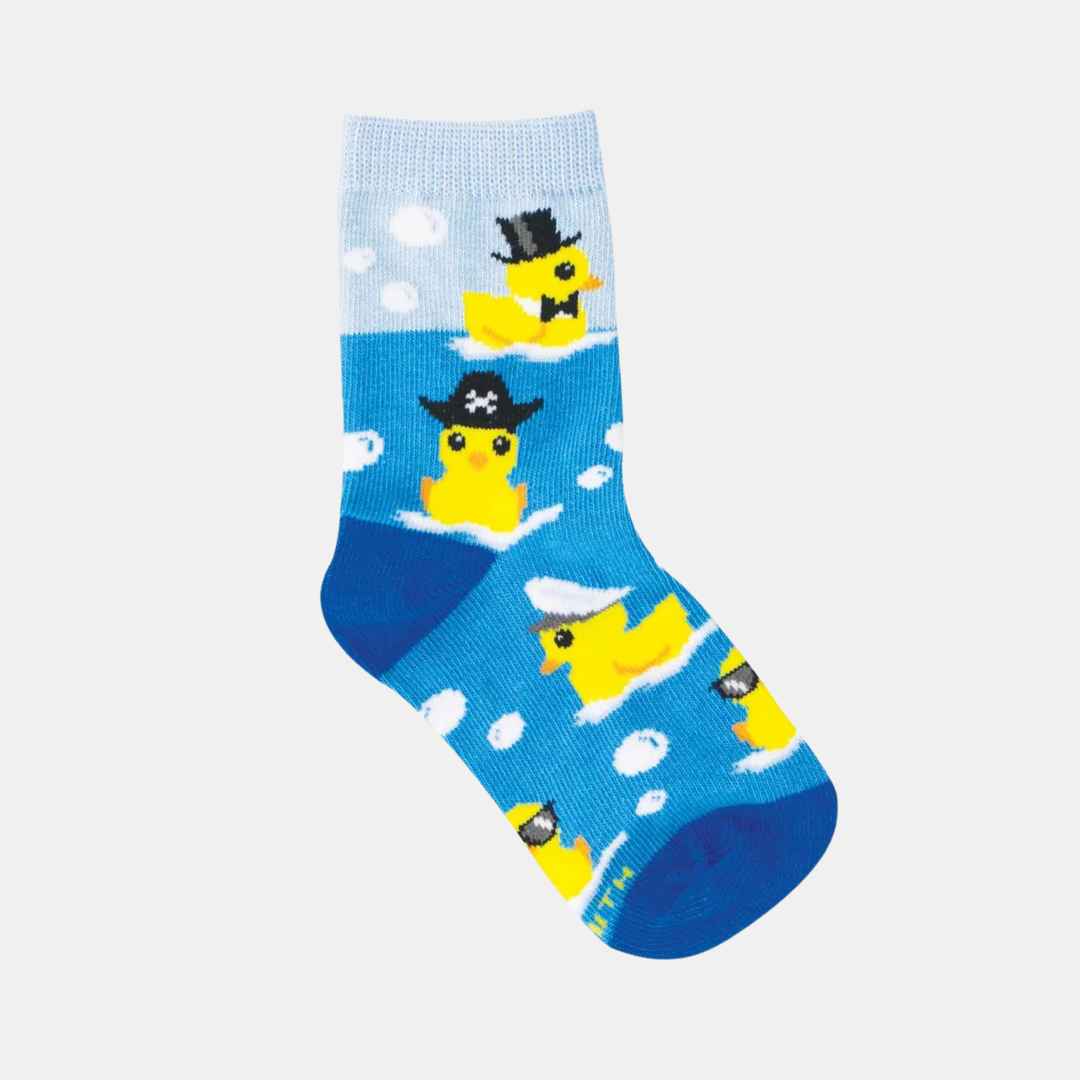 Socks Kids Ahoy Rubber Ducky 2-4yrs - Blue