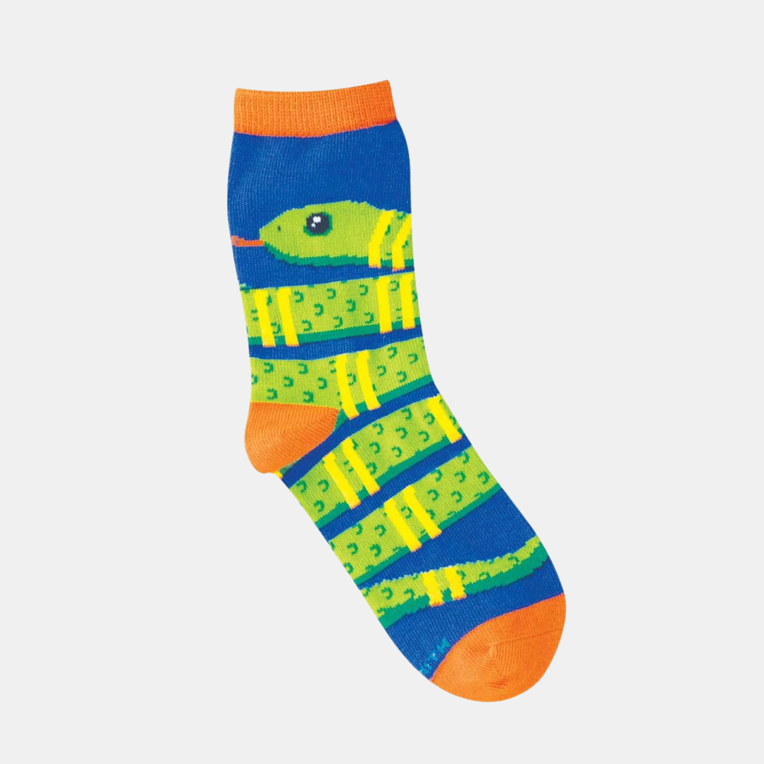 Socks Kids There's A Snake in My Shoes 4-7 yrs - Blue
