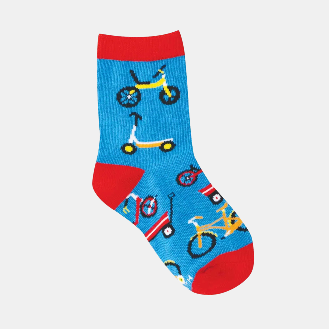 Socks Kids Wheelie Fun 2-4yrs - Blue