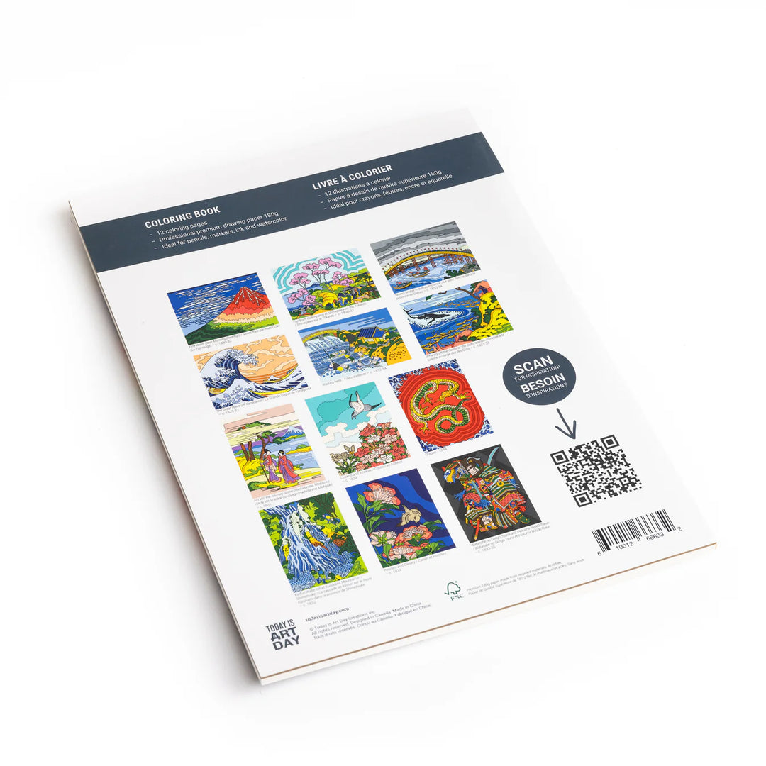 Today is Art Day | Colouring Book Hokusai | Shut the Front Door