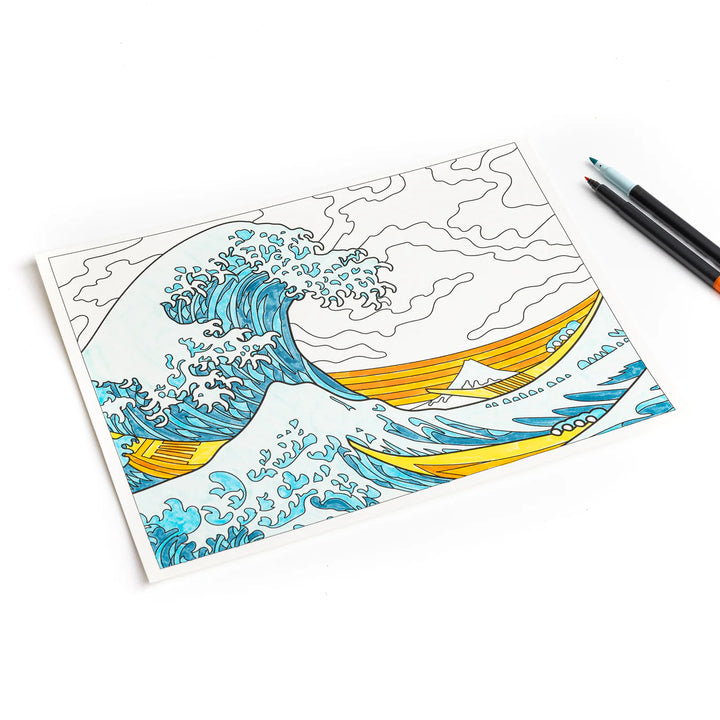 Today is Art Day | Colouring Book Hokusai | Shut the Front Door