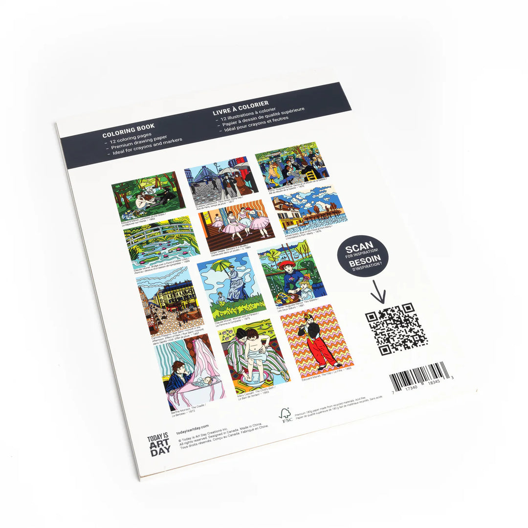 Today is Art Day | Colouring Book Impressionism | Shut the Front Door