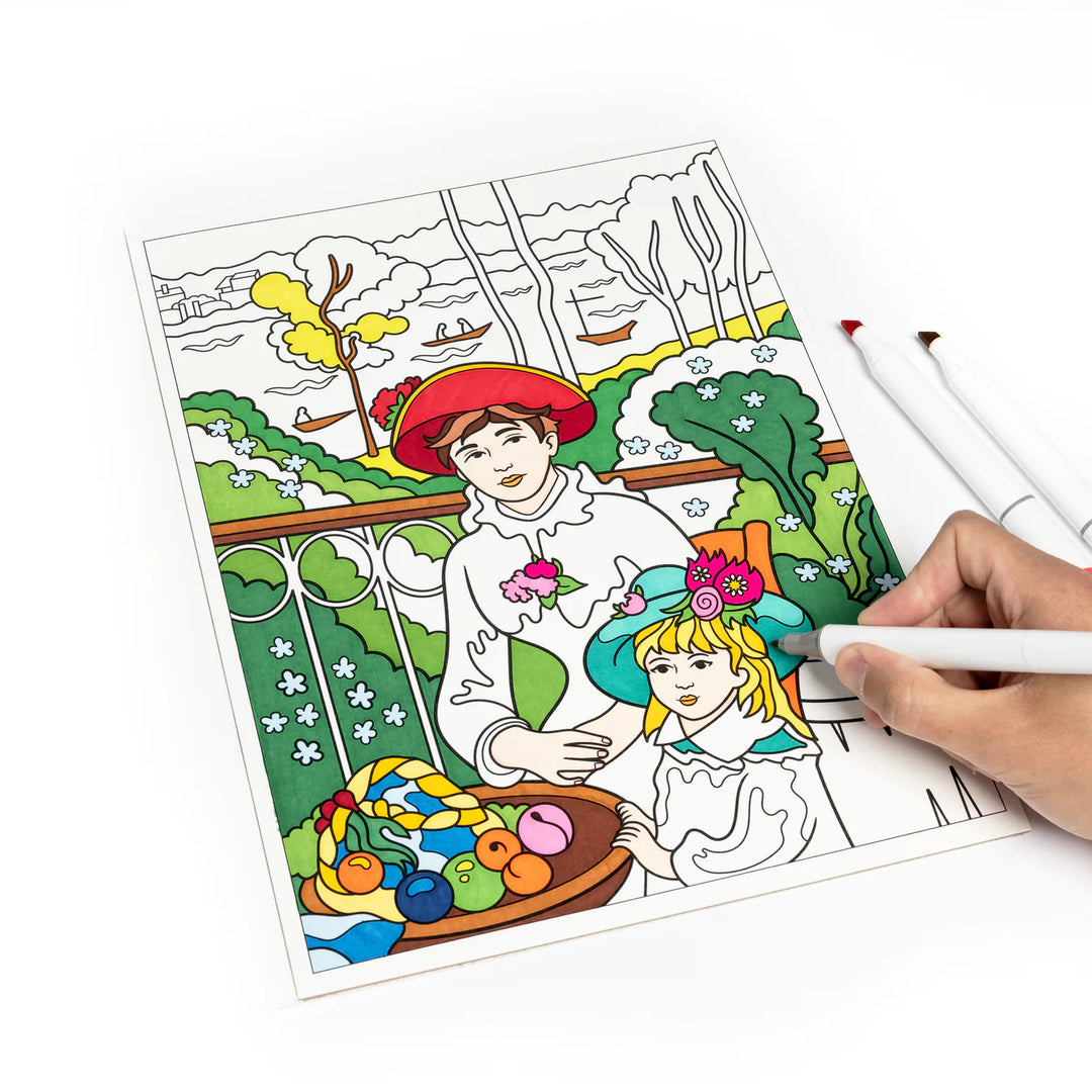 Today is Art Day | Colouring Book Impressionism | Shut the Front Door