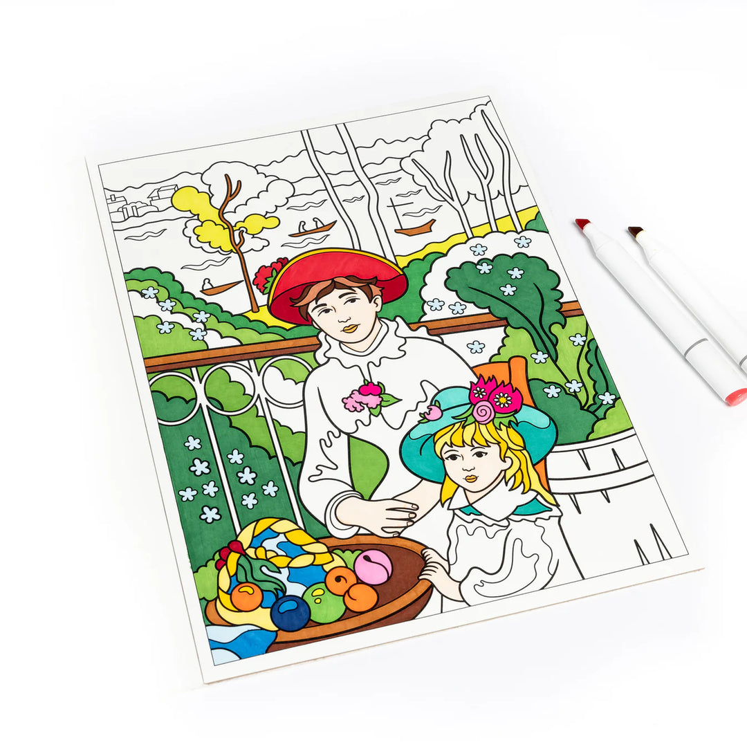 Today is Art Day | Colouring Book Impressionism | Shut the Front Door