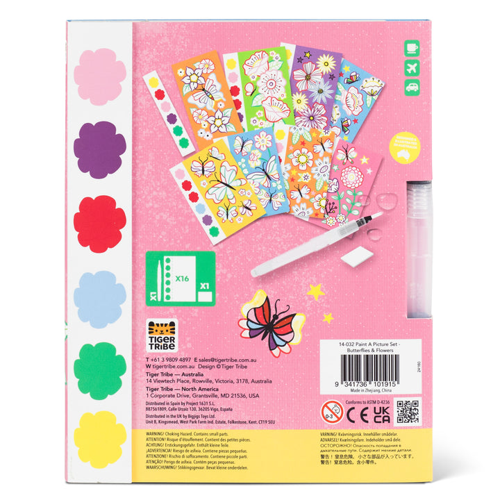 Tiger Tribe | Paint A Picture Set - Butterflies & Flowers | Shut the Front Door