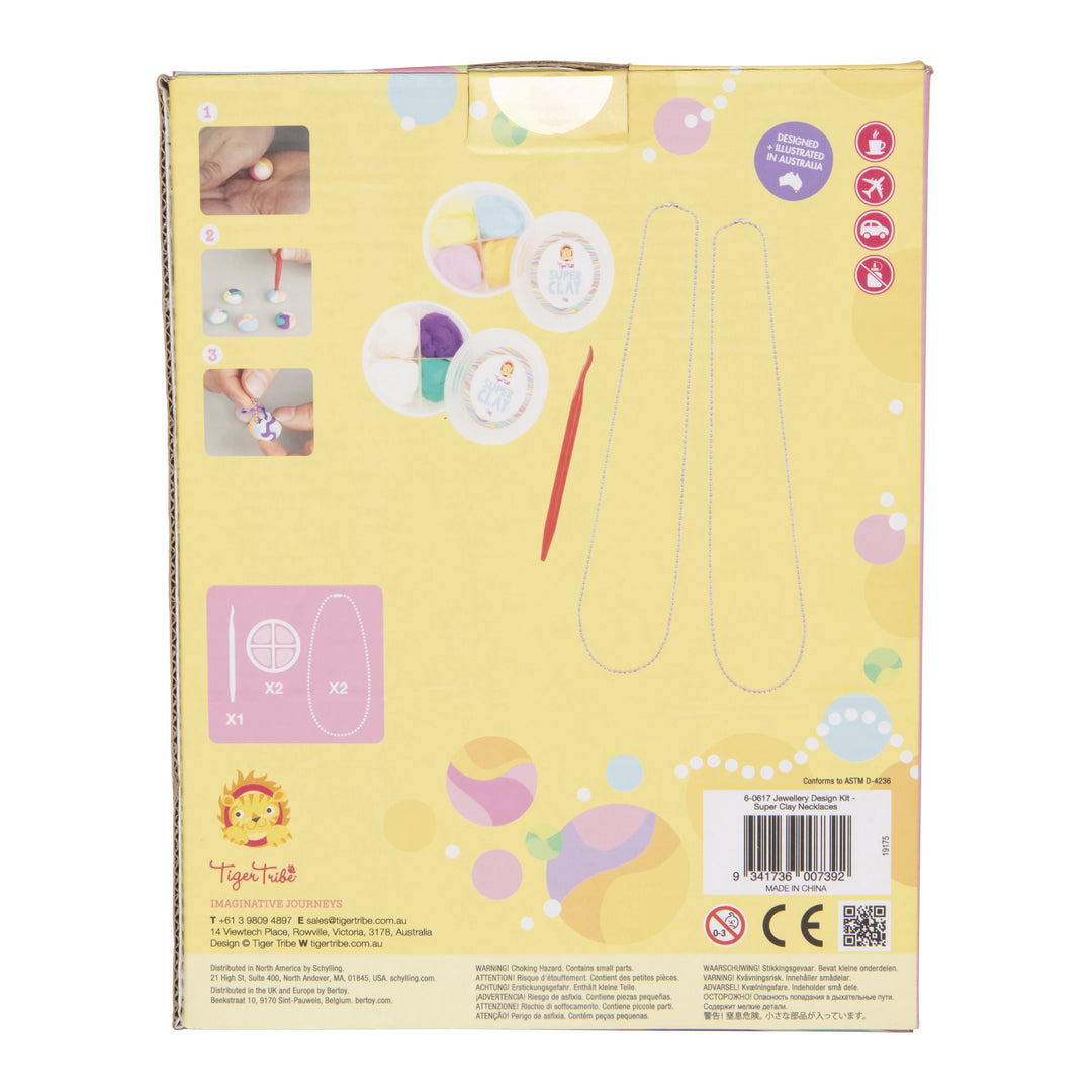 Tiger Tribe | Jewellery Design Kit - Super Clay Necklaces | Shut the Front Door