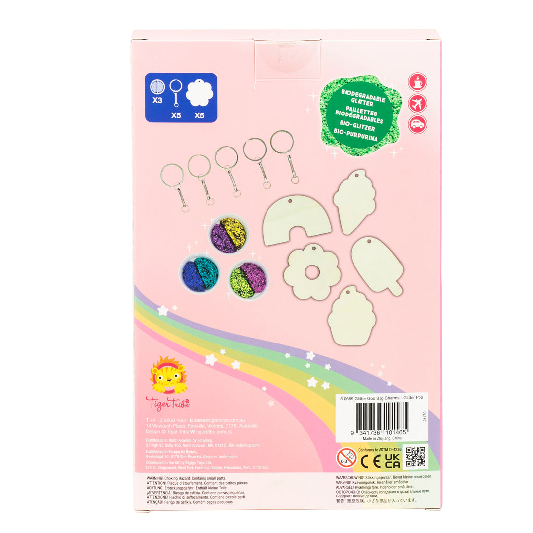 Tiger Tribe | Glitter Goo - Bag Charms | Shut the Front Door
