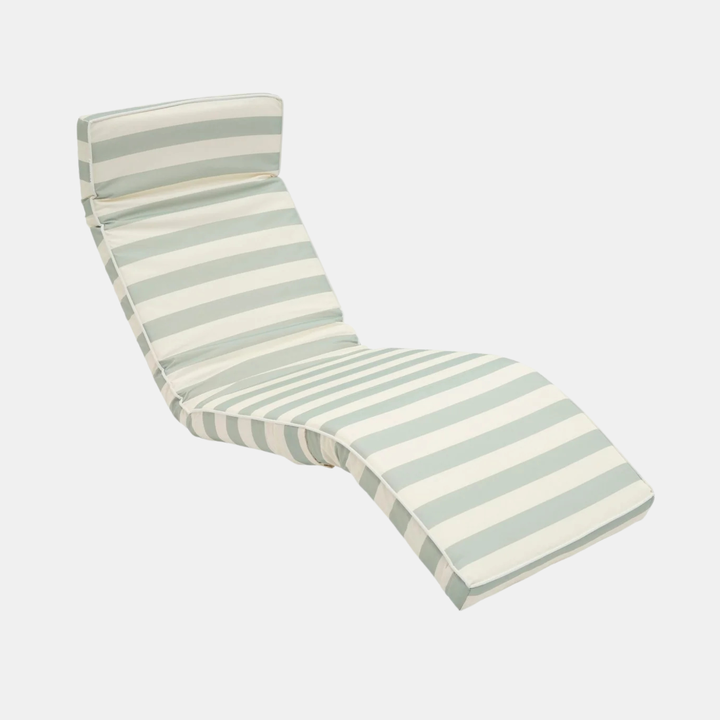 Sunnylife | The Lounger Chair Sea Sage Stripe | Shut the Front Door