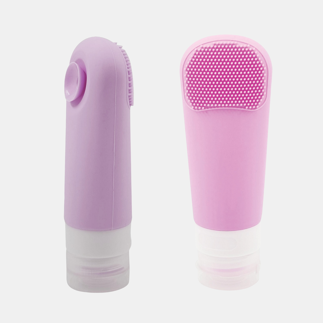 IS Gifts | Travel Bottle Set of 4 - Lilac/Pink | Shut the Front Door
