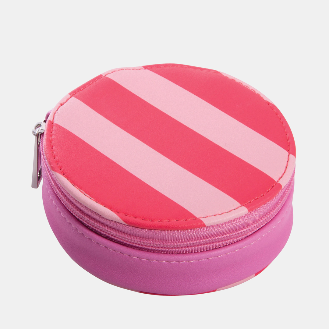 IS Gifts | Travel Pill Case - Pink/Red | Shut the Front Door