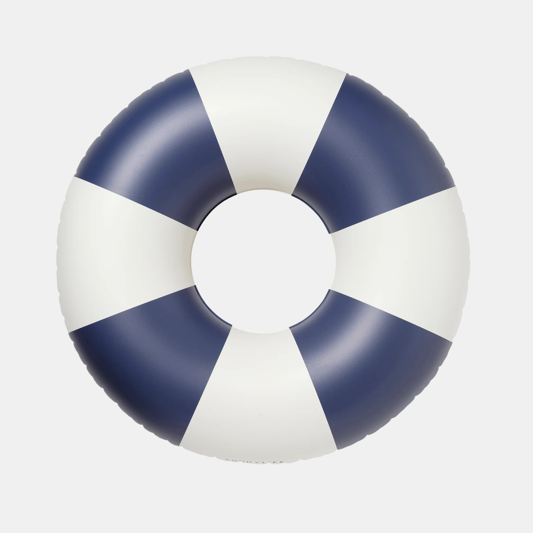 Sunnylife | Tube Pool Ring - Navy Stripe | Shut the Front Door
