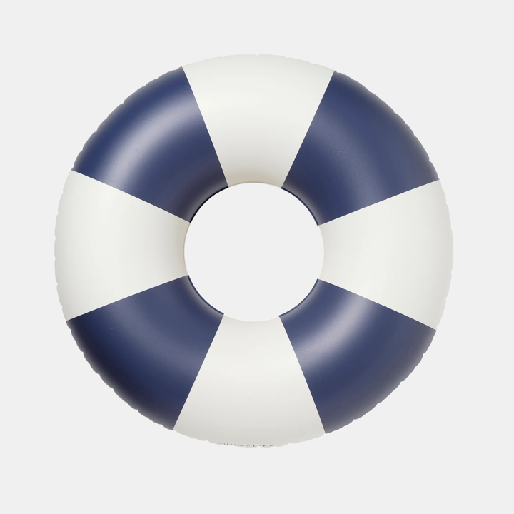 Sunnylife | Tube Pool Ring - Navy Stripe | Shut the Front Door