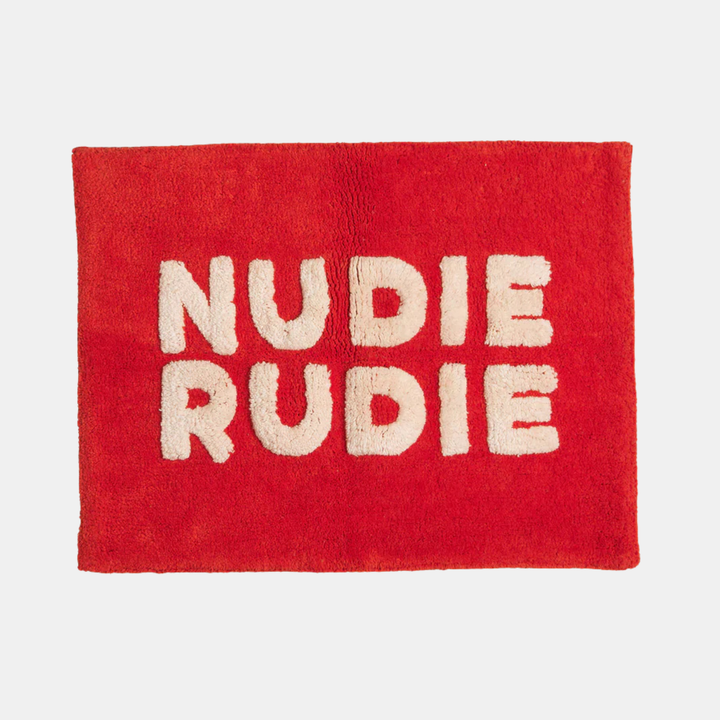 SAGE & CLARE | Tula Nudie Bath Mat Mini - Scarlet | Shut the Front Door