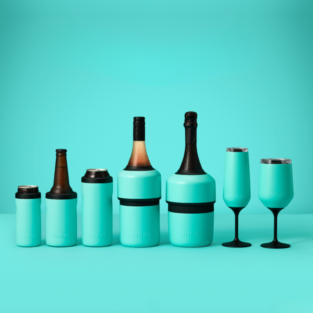 Huski Slim Can Cooler - Turquoise