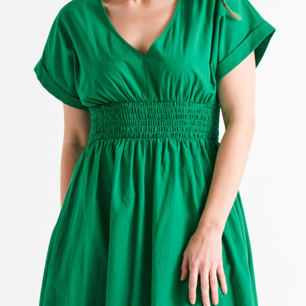 Betty Basics | Carrie Dress - Holly Green | Shut the Front Door