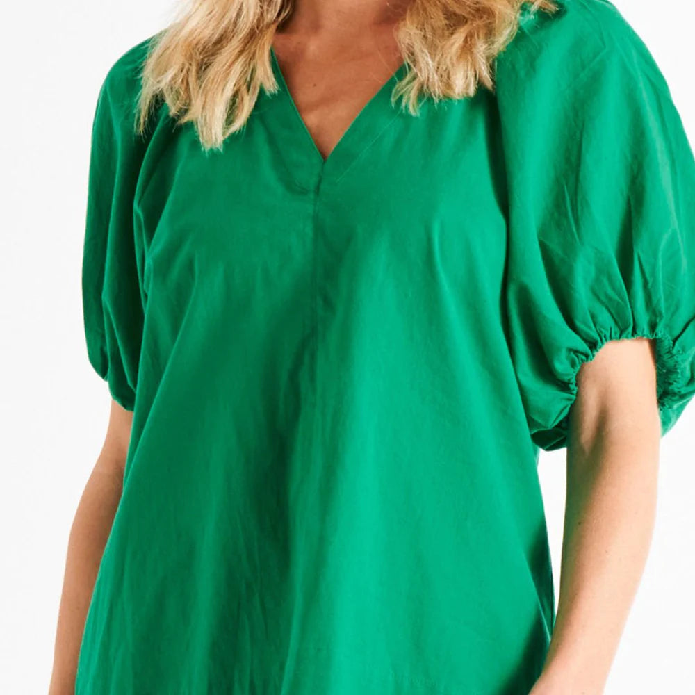 Betty Basics | Julliet Blouse - Holly Green | Shut the Front Door