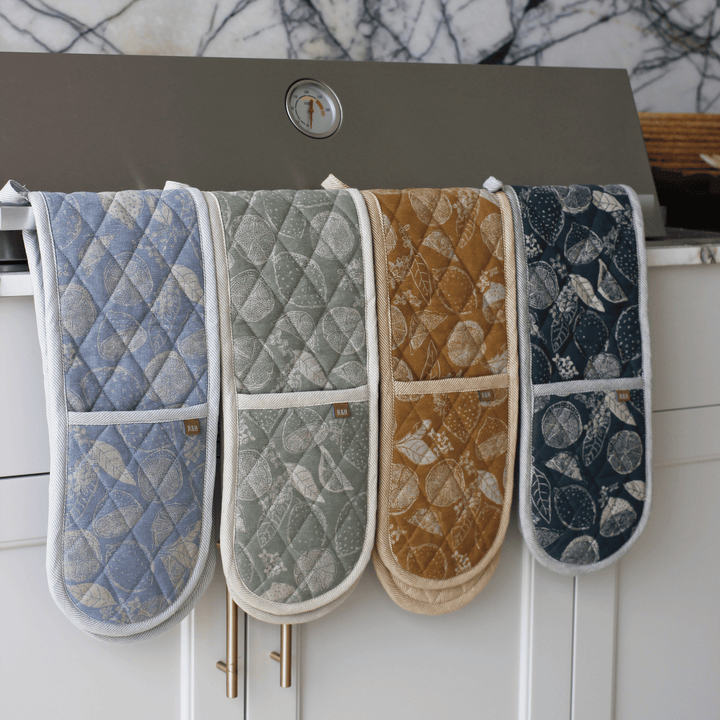 Raine & Humble | Lemon Marmalade Double Oven Glove - Dark Slate | Shut the Front Door