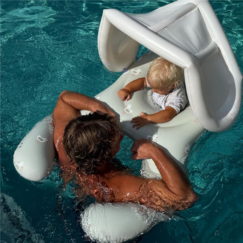 Sunnylife | Float Together Baby Seat Sammy the Seagull Green | Shut the Front Door