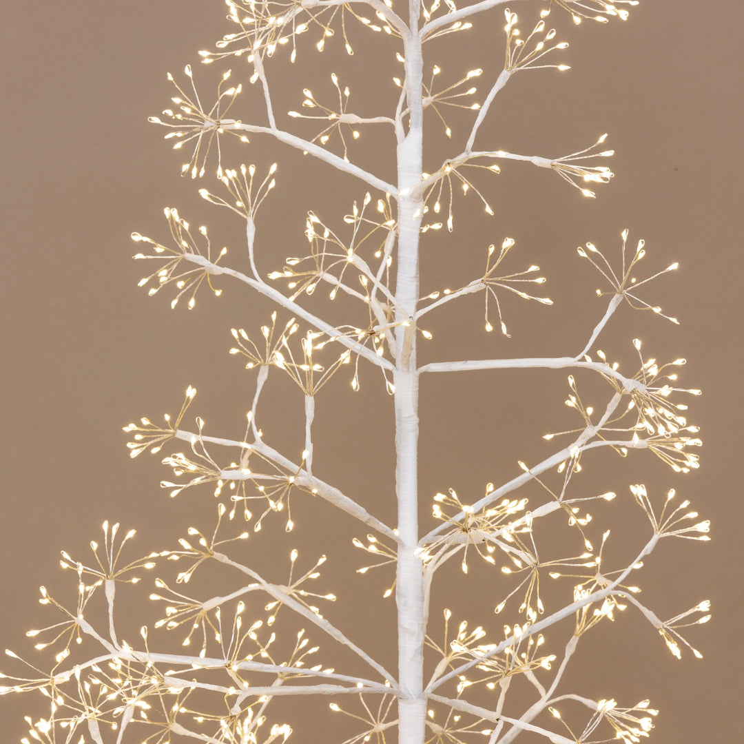 Stellar Haus | Frankfurt Starburst LED Tree - Medium 150cm White | Shut the Front Door