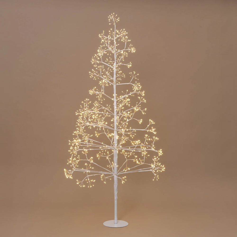 Stellar Haus | Frankfurt Starburst LED Tree - Medium 150cm White | Shut the Front Door