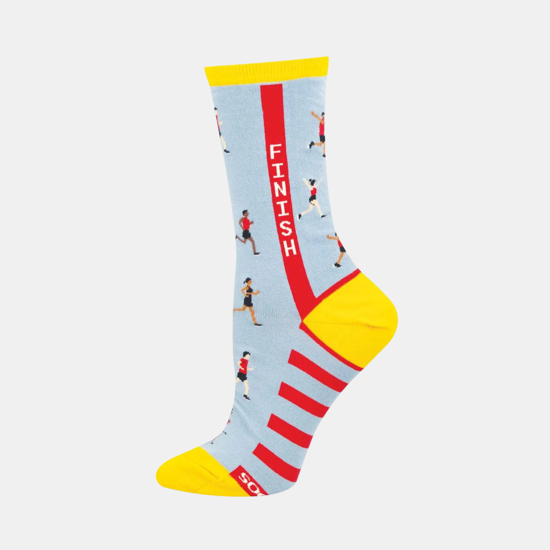 Women's Finish Line Socks - Blue