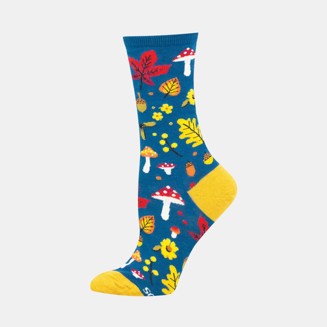 Women's Forest Floor Socks - Blue