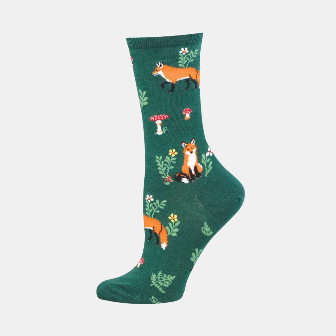 Women's Foxy Fallow Socks - Green