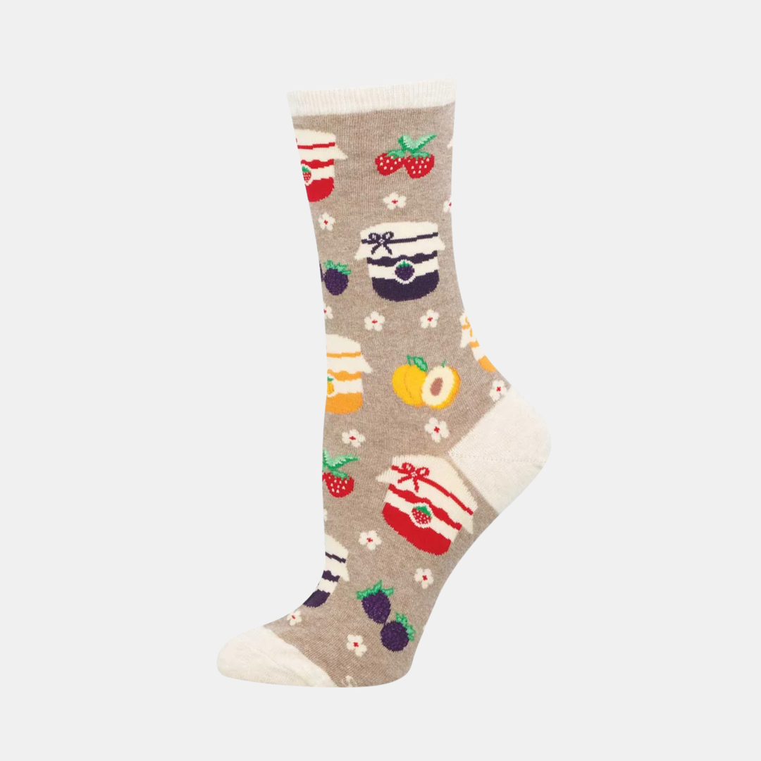 Women's Jam Jars Socks - Hemp Heather