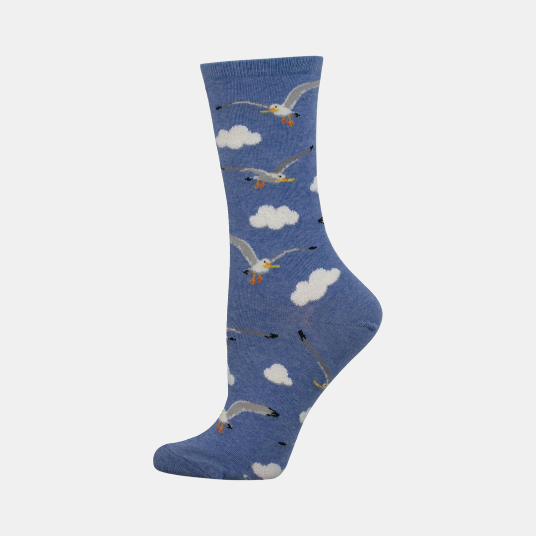 Women's Mine Now Socks - Blue Heather