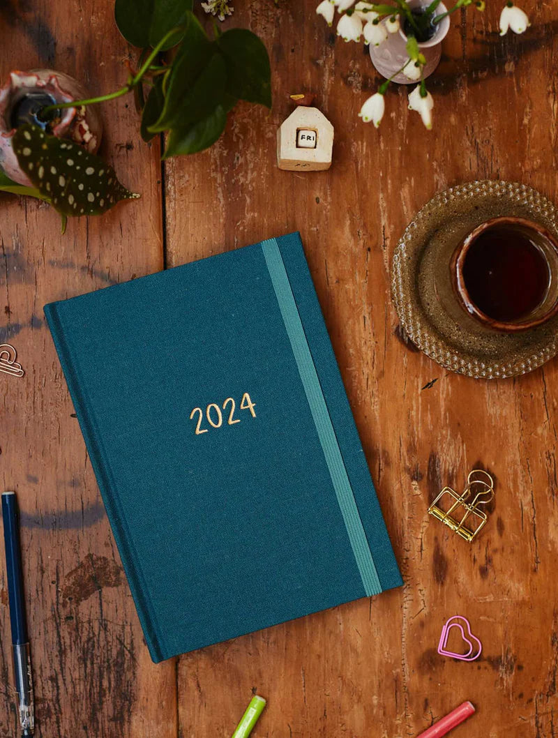 Write to Me Stationery | 2024 Weekly Planner - Ocean | Shut the Front Door