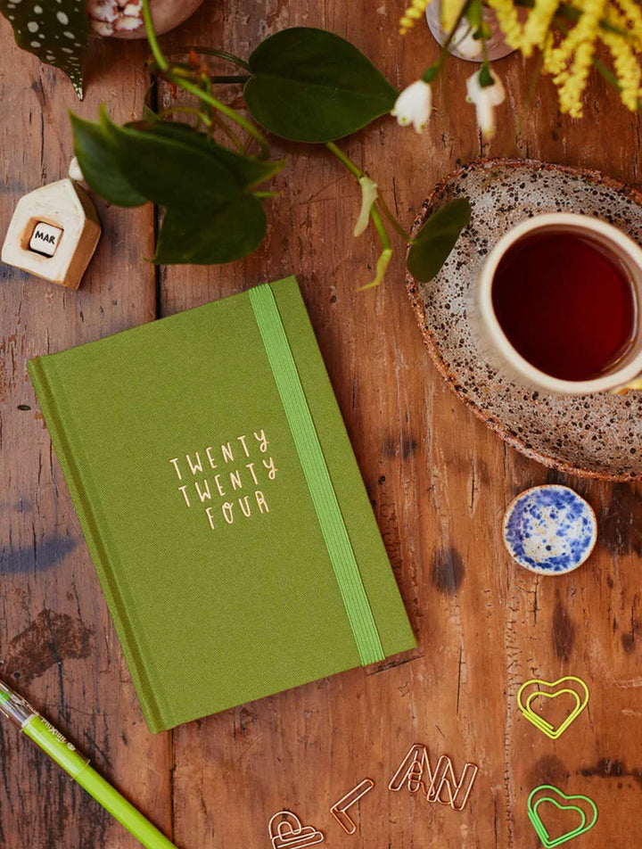 Write to Me Stationery | 2024 Pocket Planner - Sage | Shut the Front Door