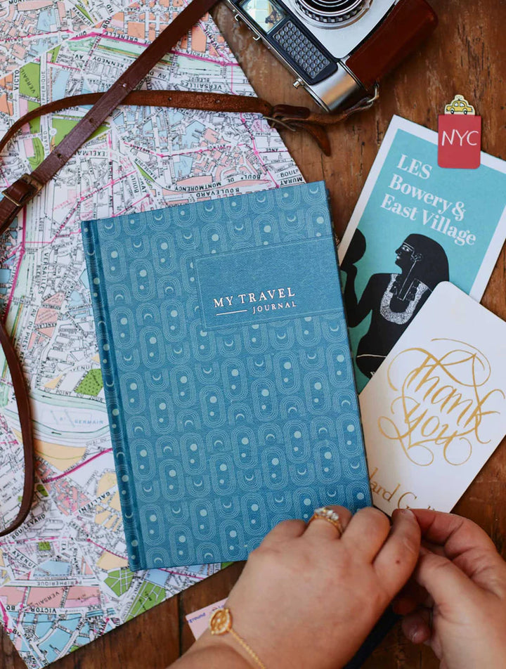 Write to Me Stationery | My Travel Journal - Blue | Shut the Front Door