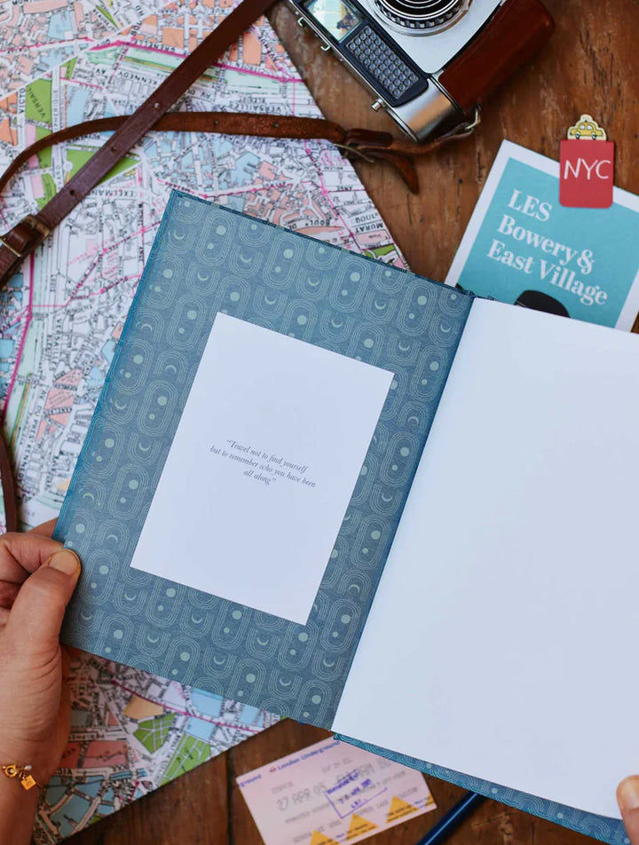 Write to Me Stationery | My Travel Journal - Blue | Shut the Front Door