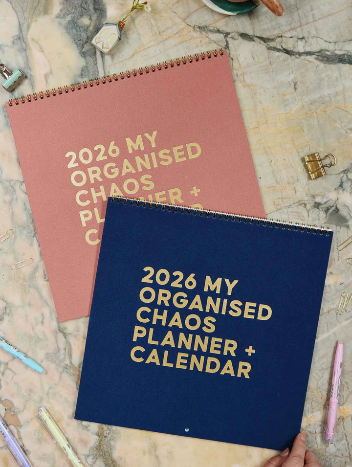 Write to Me Stationery | 2026 Linen Planner & Calendar - Rose | Shut the Front Door