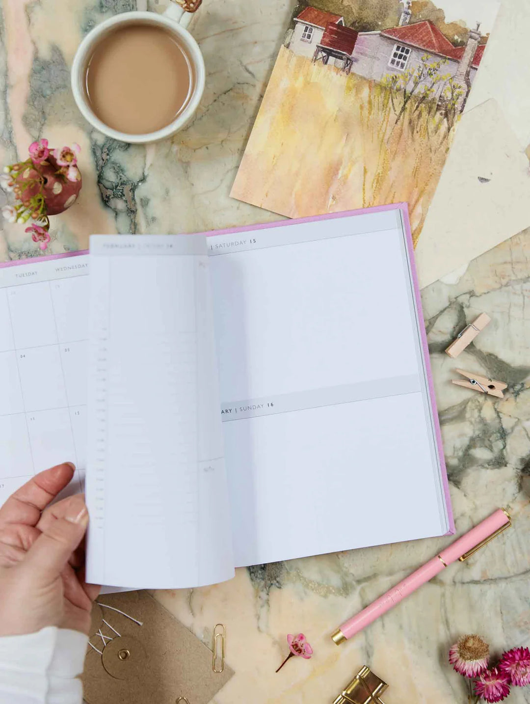 2026 On The Daily Planner - Sorbet