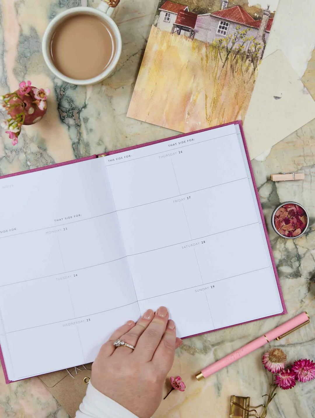 2026 Weekly Planner - Dusk