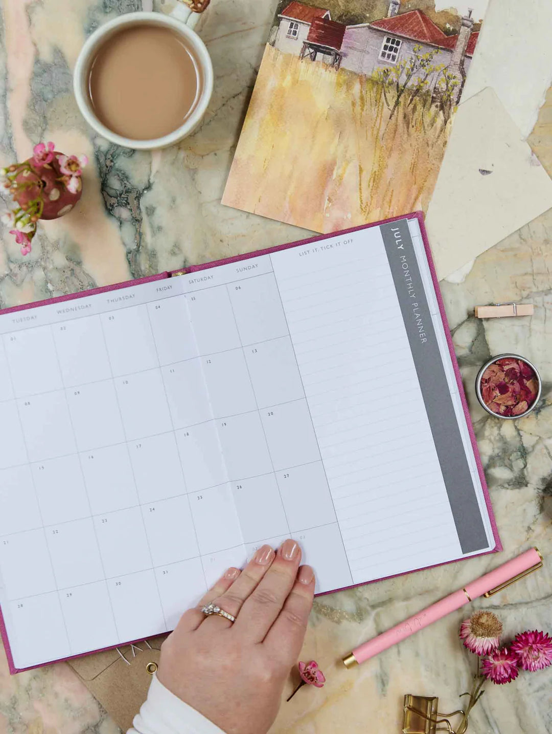 2026 Weekly Planner - Dusk