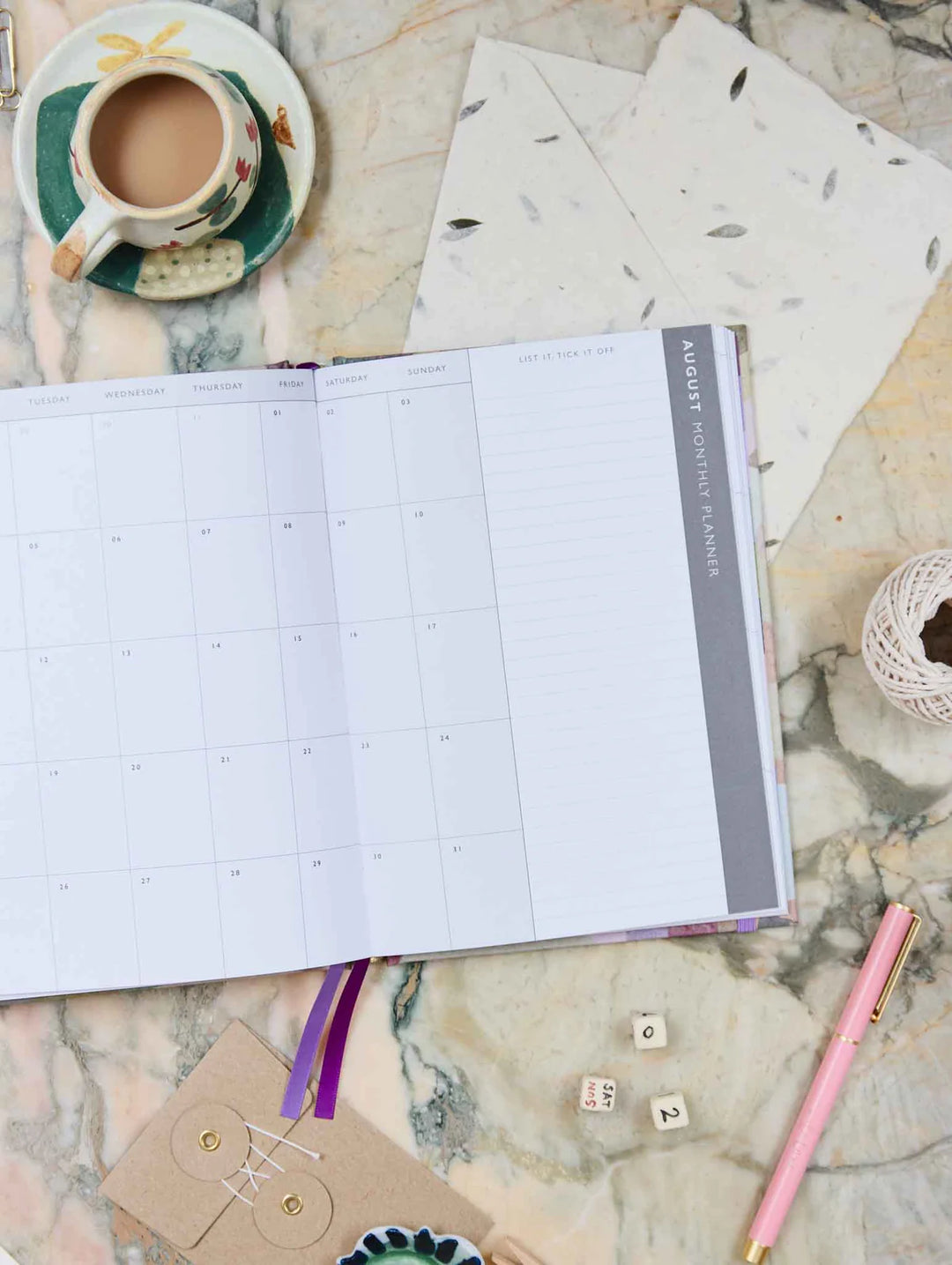 2026 Weekly Planner - Flowers