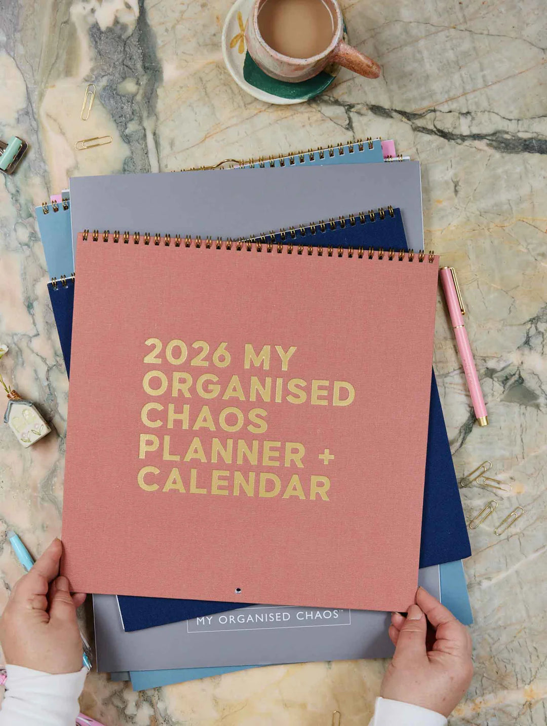 Write to Me Stationery | 2026 Linen Planner & Calendar - Rose | Shut the Front Door