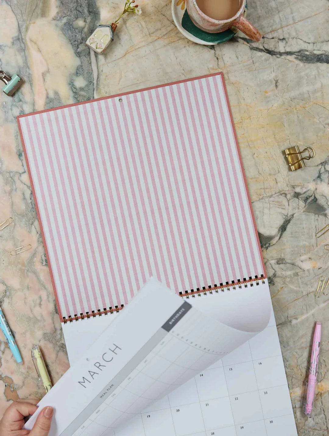 Write to Me Stationery | 2026 Linen Planner & Calendar - Rose | Shut the Front Door