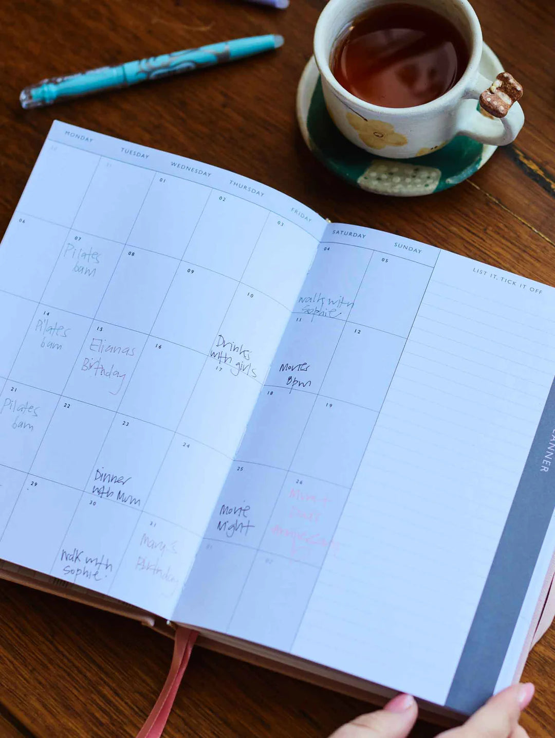 2026 Weekly Planner - Dusk