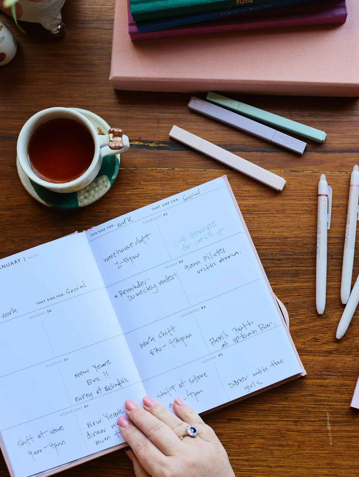 2026 Weekly Planner - Dusk