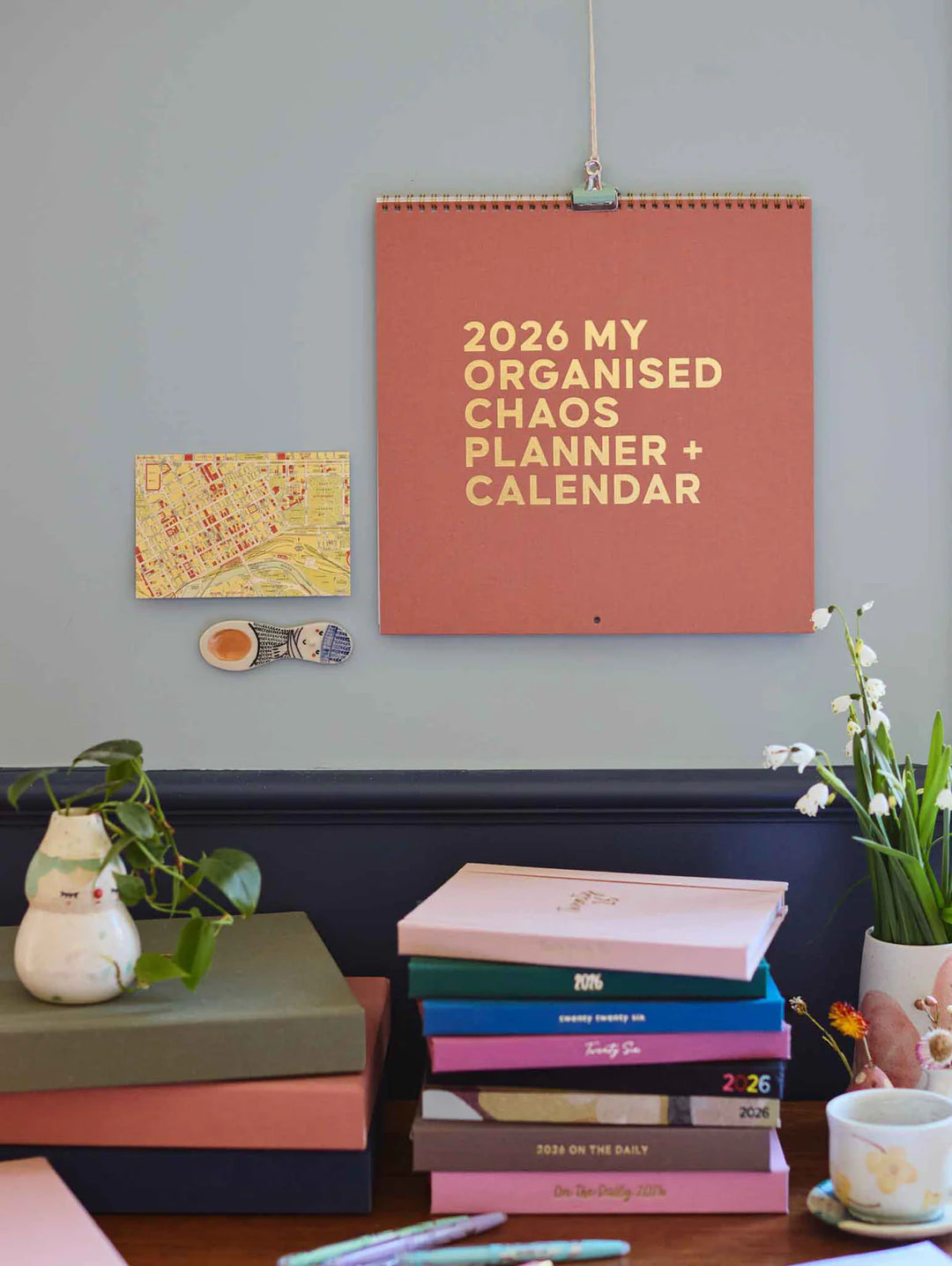 Write to Me Stationery | 2026 Linen Planner & Calendar - Rose | Shut the Front Door