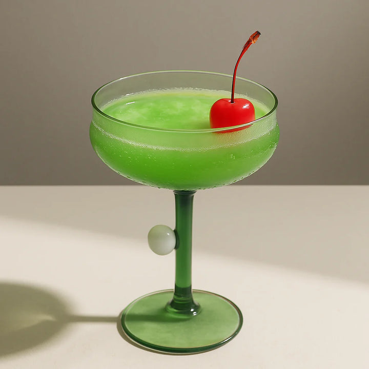 Garcia | Cocktail Glass 300ml- Green | Shut the Front Door