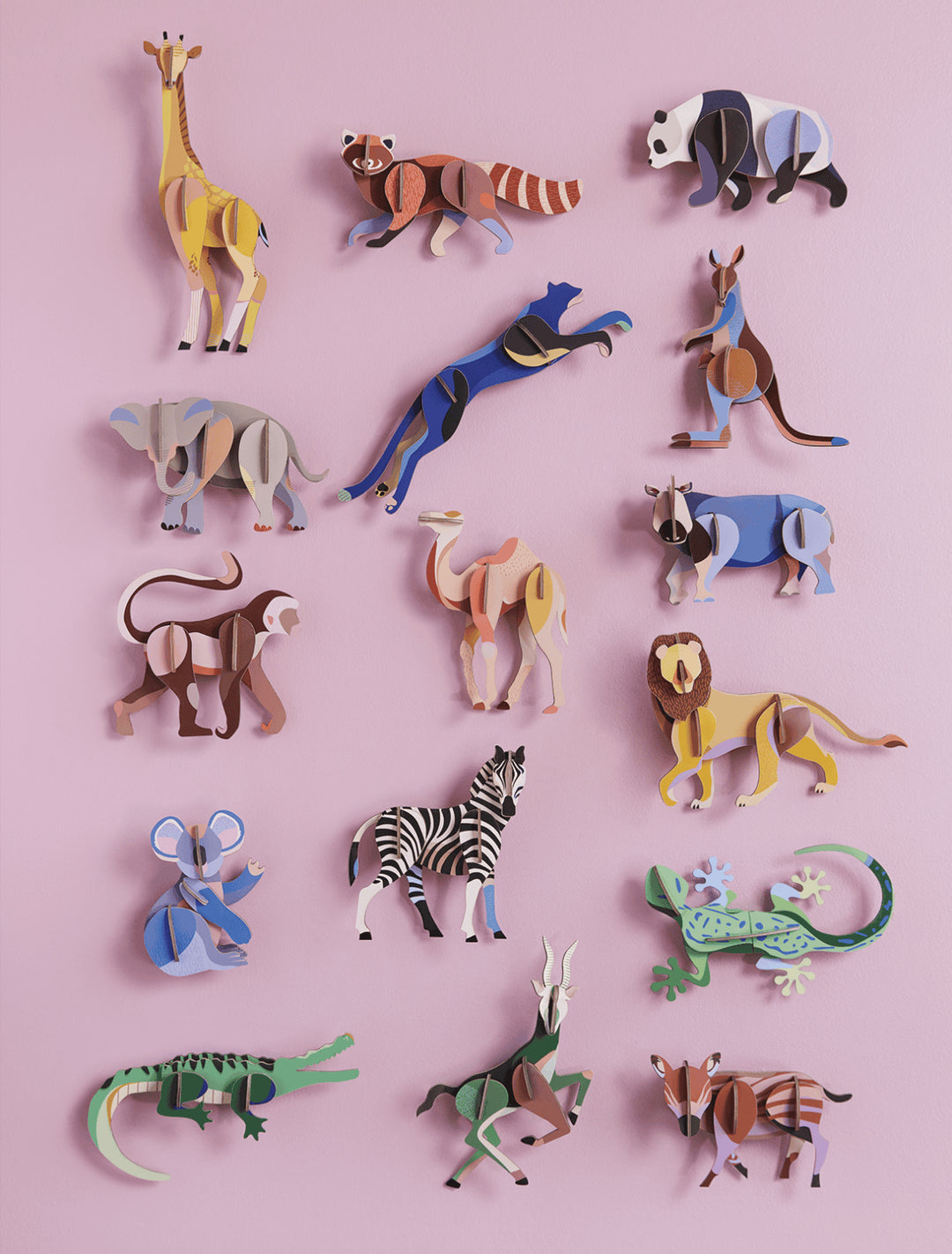 Wall Art Jungle Animals (B7) - Gecko