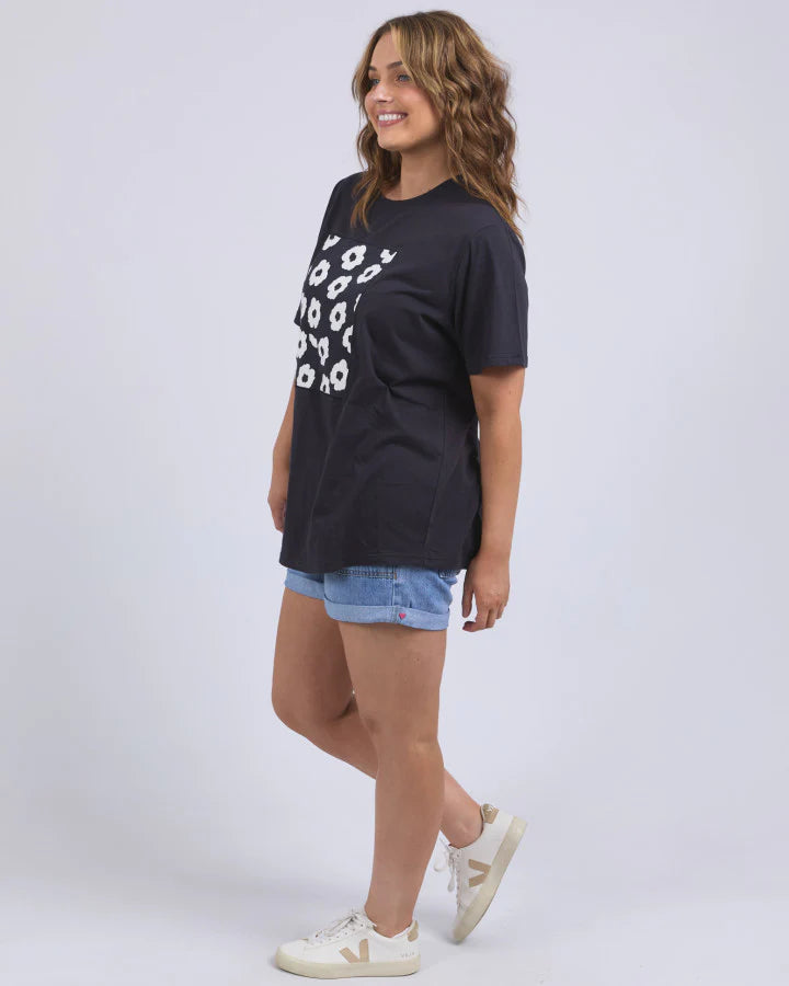 Elm Knitwear | Azalea Tee - Navy | Shut the Front Door