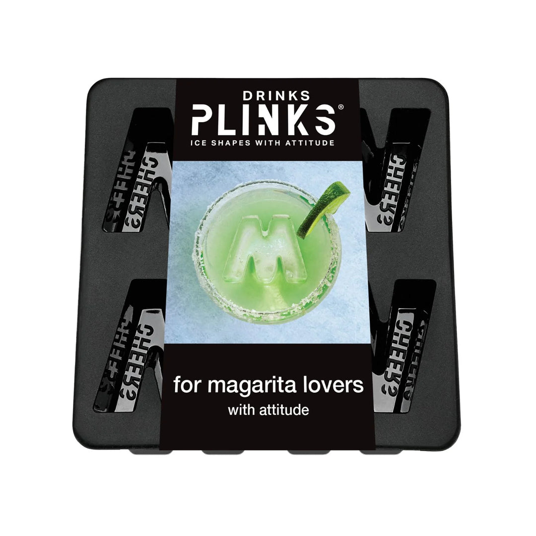 Drinks Plinks | Ice Cube Tray - M for Margarita Lovers | Shut the Front Door