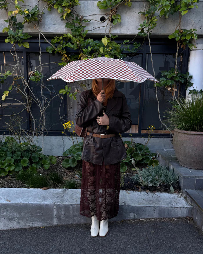 Blunt | Blunt Umbrella Metro - Clay Check | Shut the Front Door